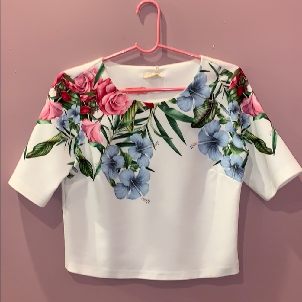 Floral Crop Top